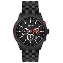 DKNY Men's Chronograph Black Ion-Plated Stainless Steel Watch #NY1422