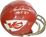 Len Dawson Autographed/Hand Signed Kansas City Chiefs RK Riddell Authentic Throwback Helmet HOF 87