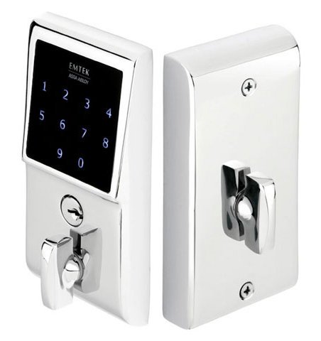 Emtek E3020 Polished Chrome - EMTouch Electronic Keypad Deadbolt from