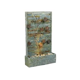 Kenroy Home 50380SL Trellis Indoor Outdoor Floor Fountain by 