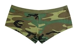 Women's Woodland Camo Booty Shorts - Available in Several Sizes