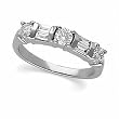 Platinum Diamond Wedding/Anniversary Band - 0.75 Ct.