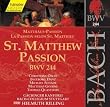 Edition Bachakademie Vol. 74 (Matth�us-Passion)