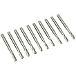 10 HSS Needle Point Burs Jeweler Rotary Tool fit Dremel