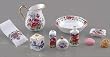 Reutter Porcelain Dollhouse Miniature Dresden Rose Bath Set