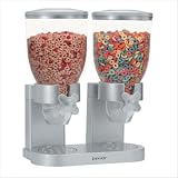 Zevro GAT202 Indispensable Dual-Canister Dry-Food Dispenser, Silver