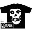 The Misfits Classic Skull Black T-Shirt