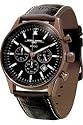 Jorg Gray Non Commemorative Leather Chrono Black Dial Men's watch #JG650031-NC
