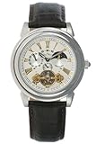MENS LUCIEN PICCARD AUTOMATIC 2 EYE 24 HR WATCH 28116SL