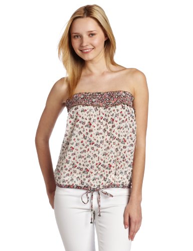 Roxy Juniors Plastic Flowers Tube Top