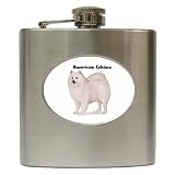 American Eskimo Hip Flask (6 oz)
