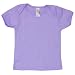 American Apparel   Infant Baby Rib Short Sleeve Lap T, Lavender, 6 12
