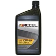 Accel 61771 SAE 10W-40 Motor Oil - 1 Quart (Case of 12)