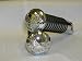 Heavy Chrome Silver Eagle Foot Pegs for Motorcycles