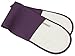 Read Le Creuset Textiles Double Oven Glove, Cassis Details Le Creuset Textiles Double Oven Glove, Cassis