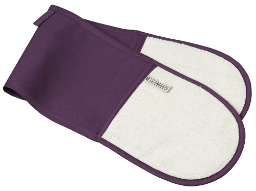 Le Creuset Textiles Double Oven Glove, Cassis