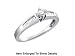 ***FREE SHIPPING*** Stunning White Gold Genuine Diamond Promise Ring " Size 7 "