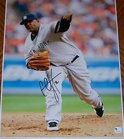 CC Sabathia Autographed New York Yankees 11x14 Photograph