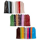 Womens Italian Silk Lined Leather Gloves By Fratelli Orsini (24 colors)