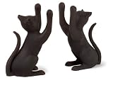 Imax Pair of Playful Iron Cat Bookends
