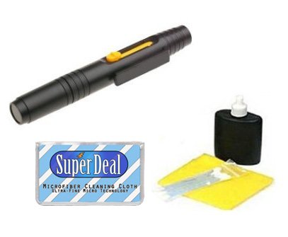 LensPEN + Lens Cleaning Kit - for digital SLR Cameras, Lenses, Navigations and more - including Canon Digital Rebel XTi, XSi, Sx10IS, EOS 40D, Nikon D40, D60, D80, D300, D700, and D3, Olympus Evolt E410, E420, E510 and E520, Pentax K10D, K20D, K100D, K200D, Sony Alpha, Garmin Nuvi
