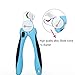 BOGZON Dogs & Cats & Large Pets Nail Clipper/Scissors with a Free File, Sharp Razor Blades, and Safety Stop to Prevent Overcutting Nails, Let Your Pet Have a Professional Grooming at Home