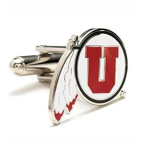 University of Utah Utes NCAA Logo'd Executive Cufflinks w  Jewelry Box
