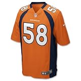 NIKE NFL Denver Broncos Von Miller Men's Replica Jersey, Team Colors