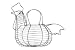 Premier Panier � oeufs "poule" Chrom� (Import Grande Bretagne)