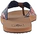 Reef Women's Scrunch TX Flip Flop, Navy Rose, 8 M US