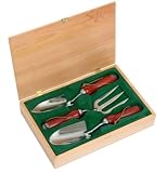 Faithfull Boxed Set of Stainless Steel Hand Gardening Tools