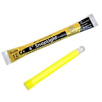 Cyalume SnapLight Industrial Grade Chemical Light Sticks, Yellow, 6" Long, 12 Hour Duration (Pack of 10) by Cyalume Technologies, Inc.