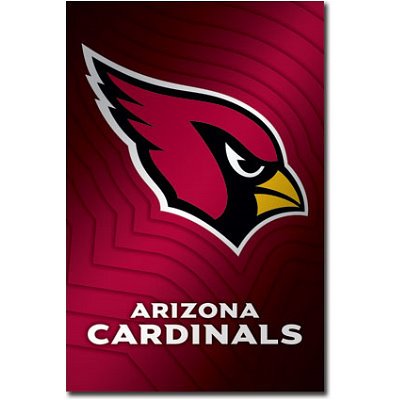 (22x34) Arizona Cardinals Logo Sports Poster Print