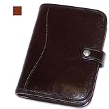 Jack Georges Sienna Cognac 6-ring organizer Accessory - JG-CN7047
