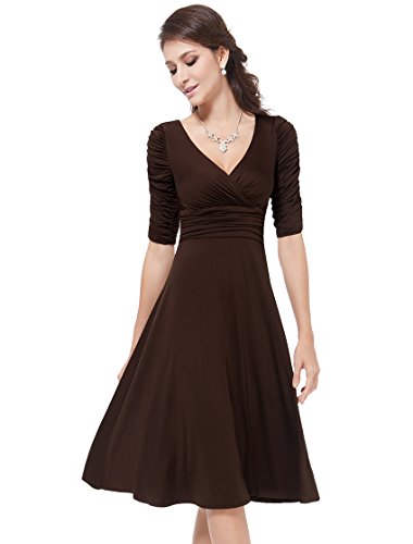 HE03632BR14, Brown, 12US, Ever Pretty Wedding Party Dresses 03632 HE03632BR14, Brown, 12US, Ever Pretty Wedding Party Dresses 03632