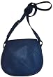 Women's Tignanello Purse Handbag Into Pieces Leather X-Body Indigo Blue