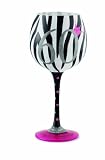 Mud Pie 60 Hand Painted Wine Glass
