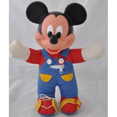 Vintage Mickey Mouse Dress Me Up Doll