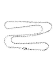 1.8mm Sterling Silver Rope Chain Necklace