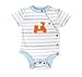 Finn + Emma Organic Cotton Short Sleeve Baby Bodysuit