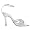 Touch Ups Women's Ashlyn Sandal,Silver,5.5 M