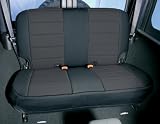Rugged Ridge Custom Fit Seat Covers Neoprene Seat Covers- Rear Jeep Wrangler 2003 to 2006 Black