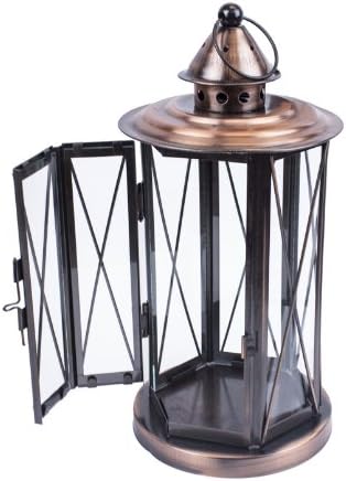 Classic Copper Lantern Candleholder, Large