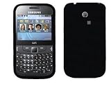 Accessory Master- Noir Housse étui en silicone pour Samsung S3350 Chat