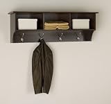 Prepac Fremont Espresso Cubbie Shelf