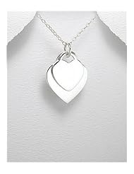 Heart Pendant Necklace In 92.5 Sterling Silver