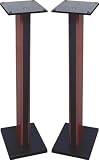 American Recorder Technologies Studio Monitor Speaker Stand Pair Rosewood
