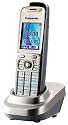 Panasonic KX-TGA840EXN Mobilteil mit Ladeschale für KX-TG84XX schnurloses DECT-Telefon silber