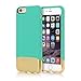 Incipio iPhone 6 Edge Chrome Case - Retail Packaging - Teal/Gold