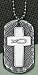 Hand Made in America Cross Dogtag Made in USA